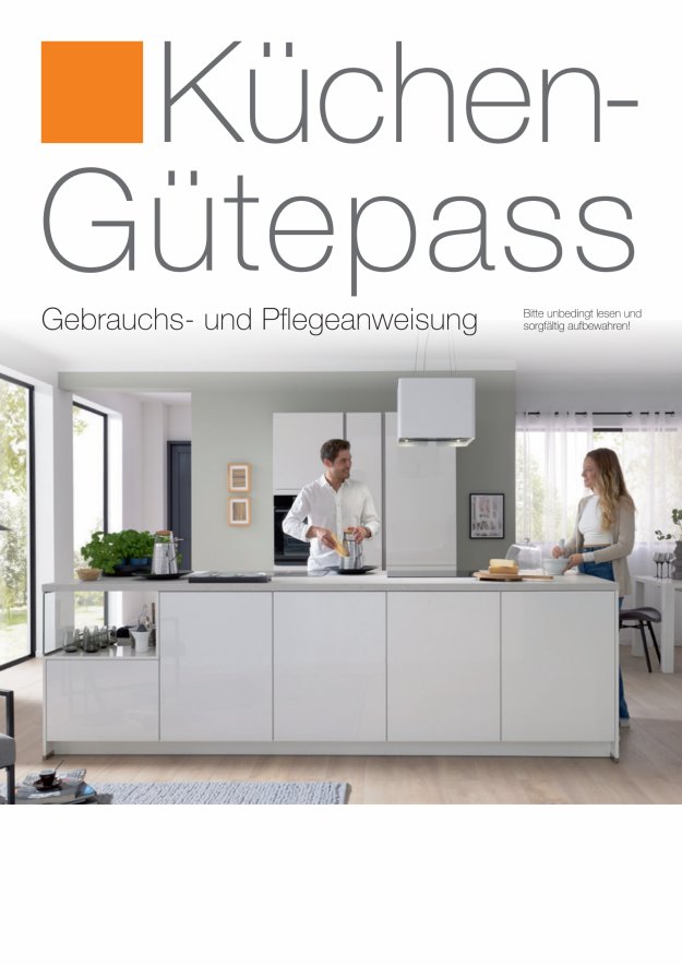 Küche Gütepass